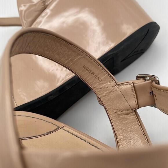 Prada - Platform WEdge Sandal - Cream Neutral - Size 41 or 8 - Picture 5 of 15